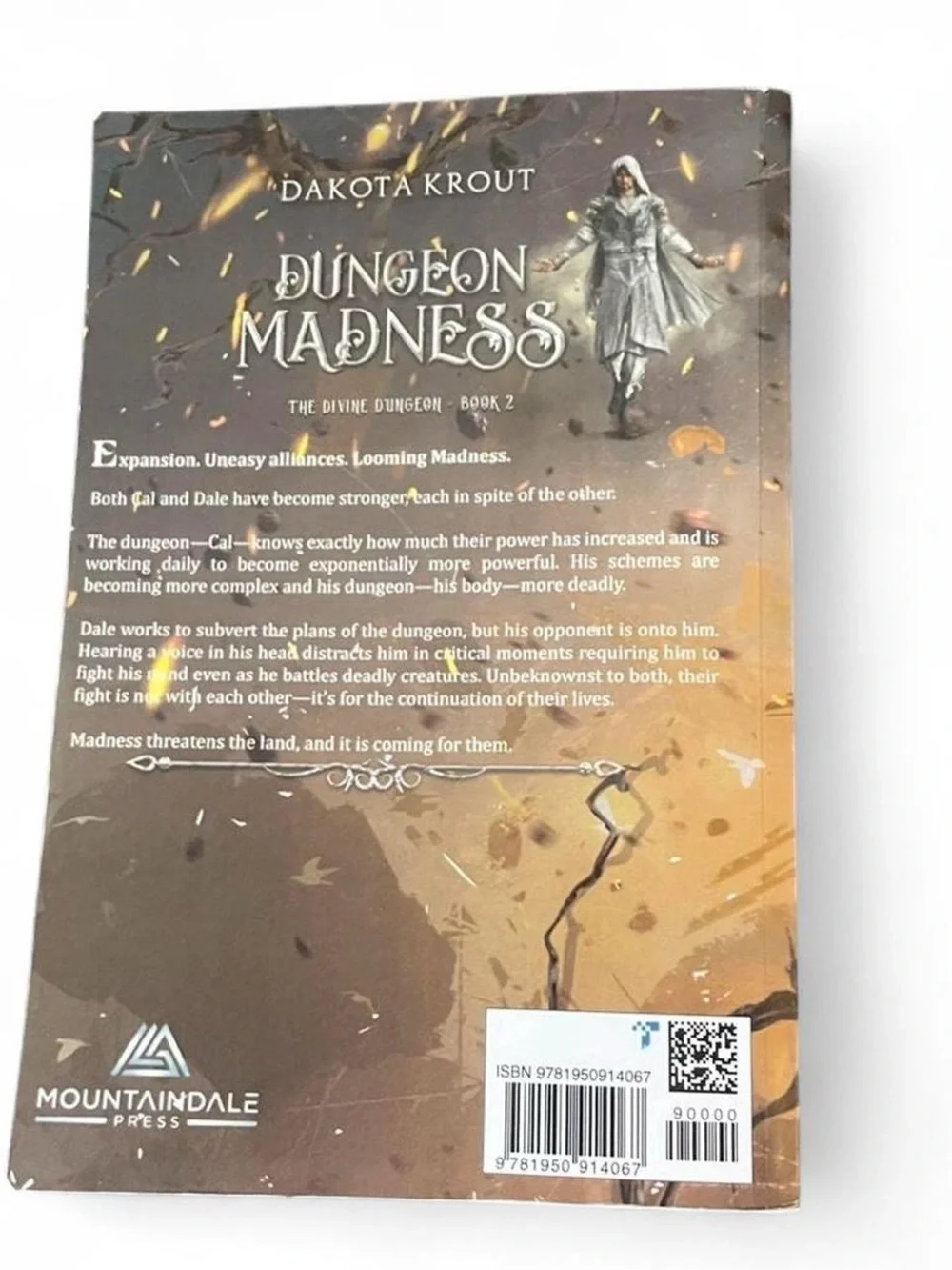 Dungeon Madness Paperback Book - Brown/Cream Cover